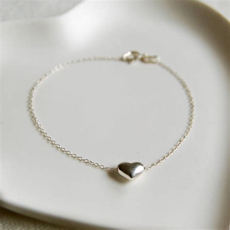 womens love bracelet|silver bracelets with heart charm.